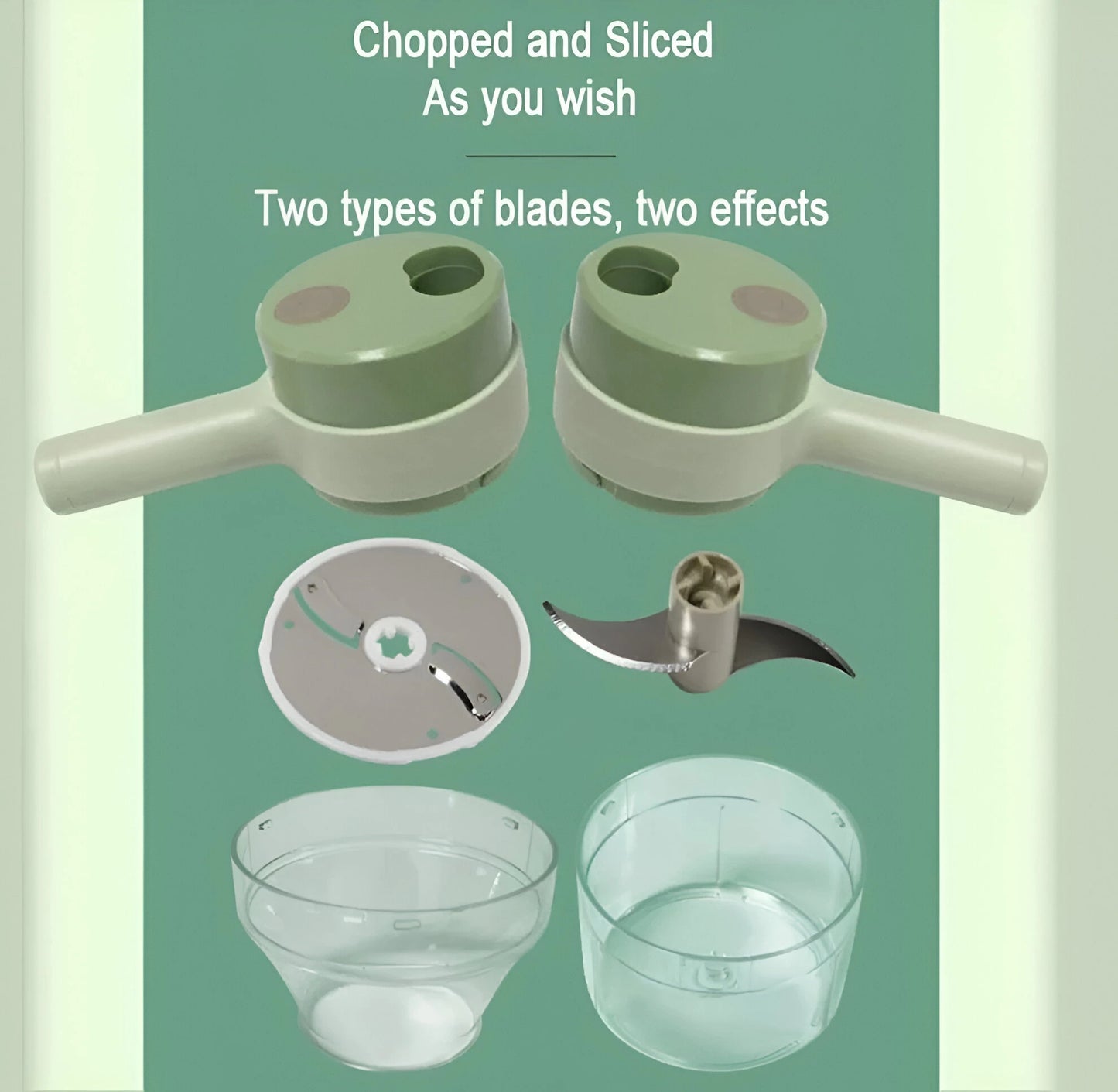 4 in 1 Electric Vegetable Cutter | Slice Style Simplify