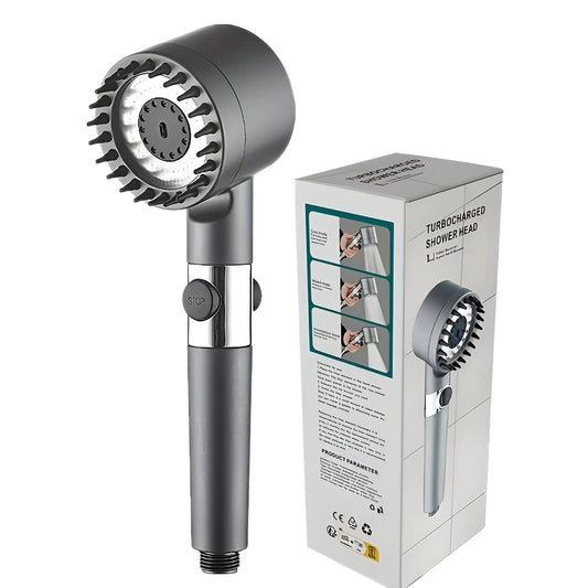 Turbo Shower Head | Pressure, Coverage, Water-Saving